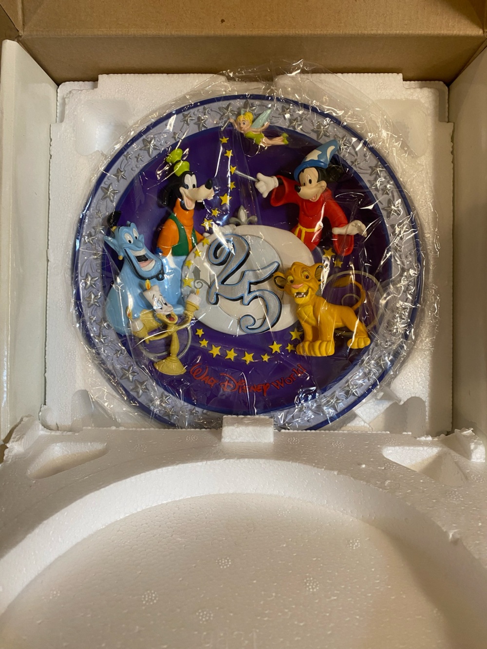 Disney Purple Sorcerer & Classic Characters Party Plate